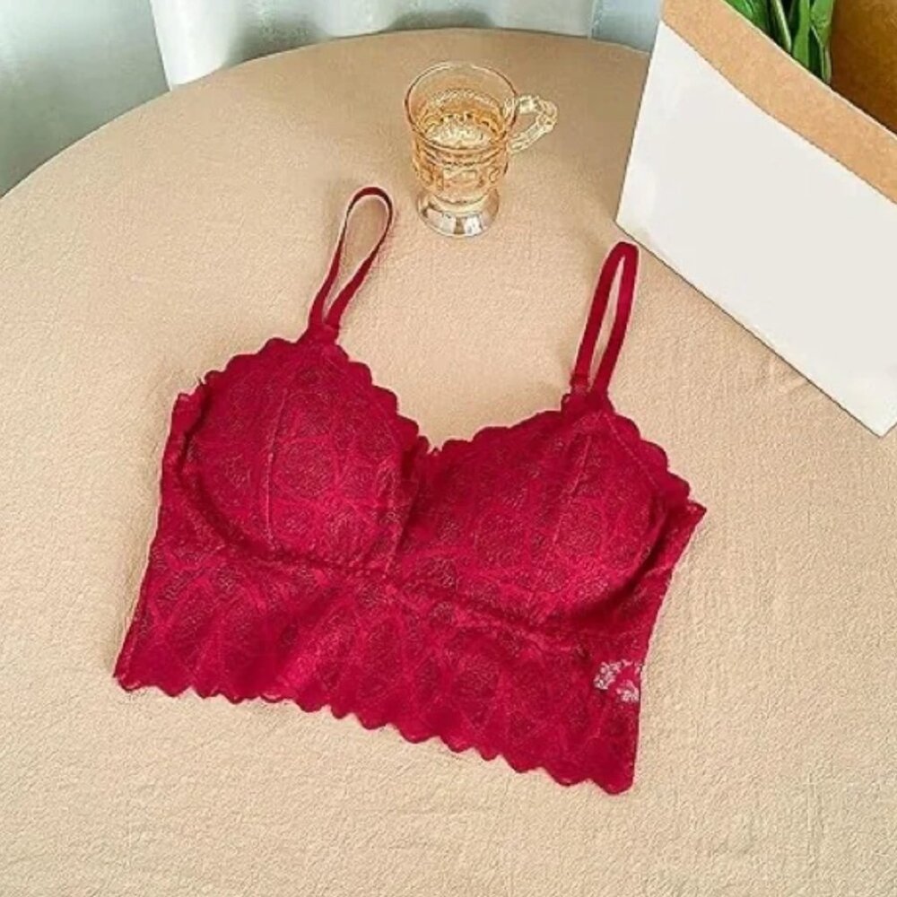 Burgundy Seamless Bralette